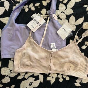 Forever 21 Lavender and Cream Bralette
